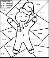 Christmas Math Coloring Addition Worksheets Pages Number Kids Worksheet Grade Sheets Color Printable Subtraction Multiplication Choose Board sketch template