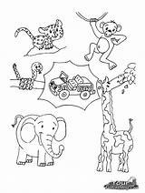 Jungle Colorir Coloringtop Coloringbay Desenhos sketch template