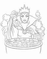 Coloring Disney Evil Pages Villains Queen Snow Villain Book Witch Wicked Hatter Mad Printable Coloriage Blanche Neige Colouring Color Adult sketch template
