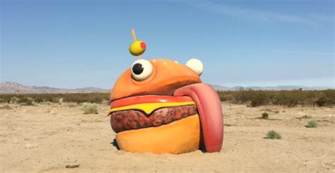 fortnite durr burger turns   real world desert ign