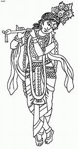 Krishna Janmashtami Radha Hanuman Hindu Pencil Hare Familyholiday sketch template