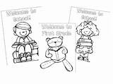 Grade Coloring Pages Second Welcome Getdrawings sketch template