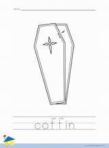 Coffin Thelearningsite sketch template