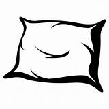 Pillow Clipart Vector Almohada Sketch Sleep Clip Lets Go Clipground Cliparts Vectors Logo Paintingvalley Use sketch template