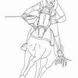 Jinete Caballos Galope Caballo Carreras Equitacion Poni Galloping sketch template
