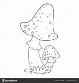 Coloring Agaric Fly 5kb 1700px 1600 sketch template