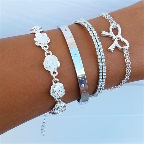 knots roses stack stylish jewelry unique bracelets bracelets