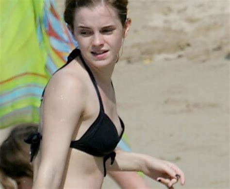 Emma Watson Candid Bikini Pictures And First Ever Nipple