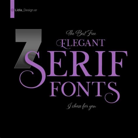 serif fonts    design project withlinks