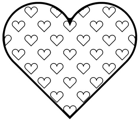 valentine hearts coloring pages  heart printables