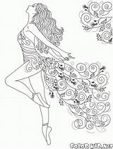 Ballerina Colorkid Malvorlagen Tanzt sketch template