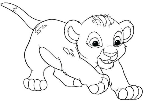 lion head coloring page  getdrawings