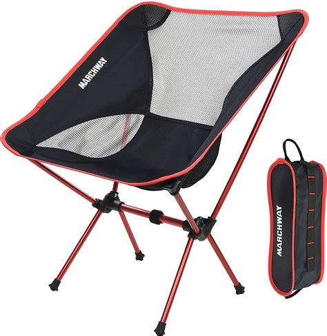 decorx ultralight folding camping chair portable compact  outdoor camp travel beach