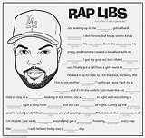 Rap Libs Mad Printable Ice Cube Search Coloring Rapper Adults Activity Word Pages Kids Fill Tumblr Sheets Funny Activities Adult sketch template
