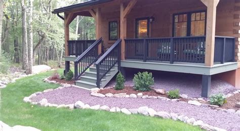 exterior finishes porch deck  foundation wall