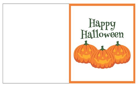 happy halloween cards    printables printablee