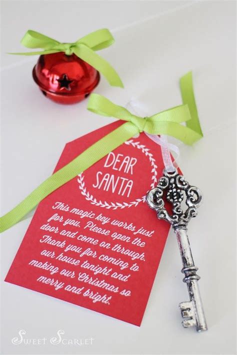 printable santas magic key poem printable