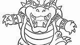Bowser Coloring Pages Dry Color Getdrawings Drawing Getcolorings Print Printable Character Mario Super sketch template