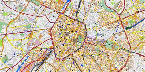 mapas detallados de bruselas  descargar gratis  imprimir