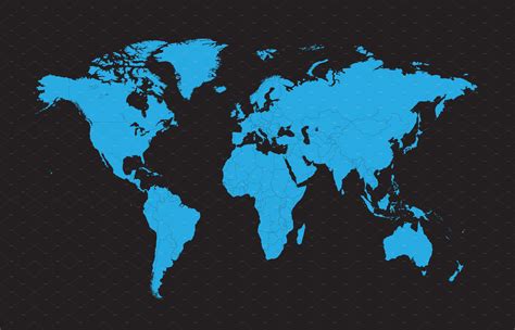 world map vector  borders templates themes creative market