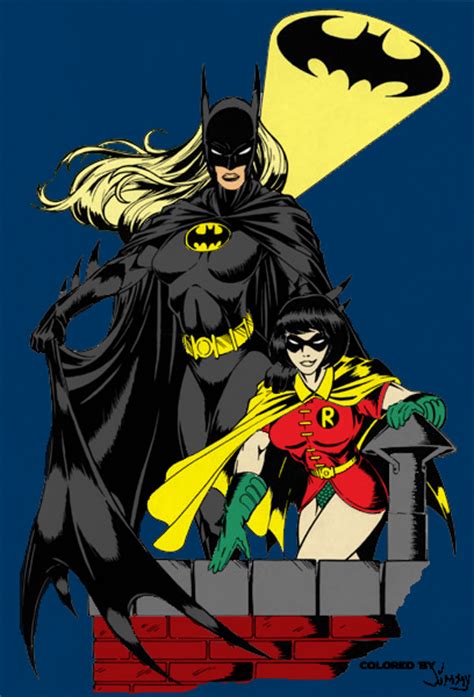 Batwoman And Robin By Halfax On Deviantart