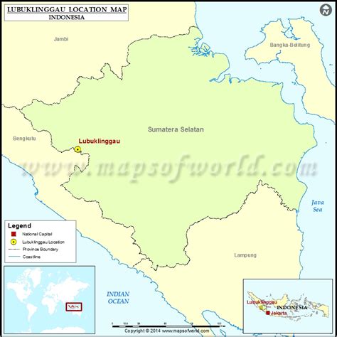 lubuklinggau location  lubuklinggau  indonesia map