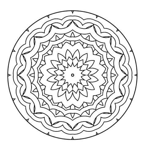 mandala pages  relaxation coloring pages