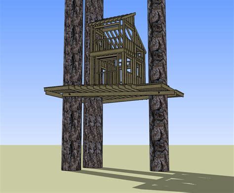 treehouse framing  model skp cgtradercom