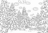 Coloring Winter Christmas Pages Hard Intricate Colouring Adult Adults Print Popular Serendipity Stopping Thanks Great Rocks Santas Skating Ice Seasonal sketch template