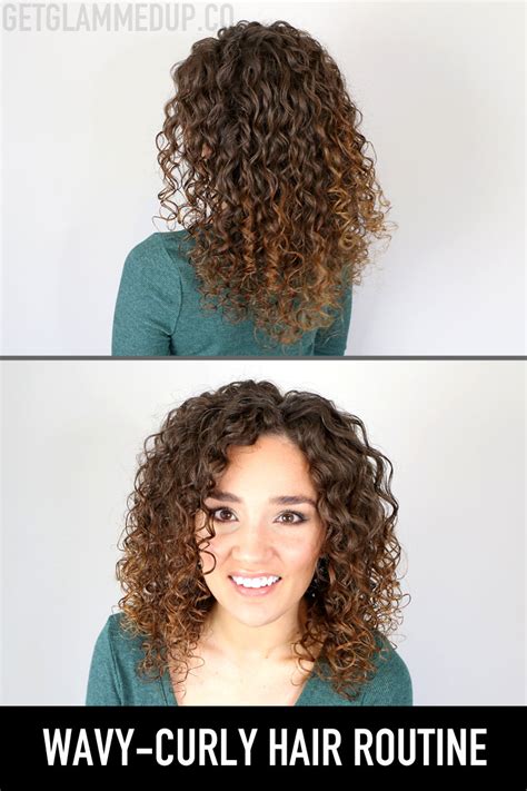 Video Wavy Hair Routine On My 3a 3b Curly Hair Gena Marie