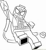 Spiderman Coloringpages101 Coloringhome Legos Getcolorings sketch template