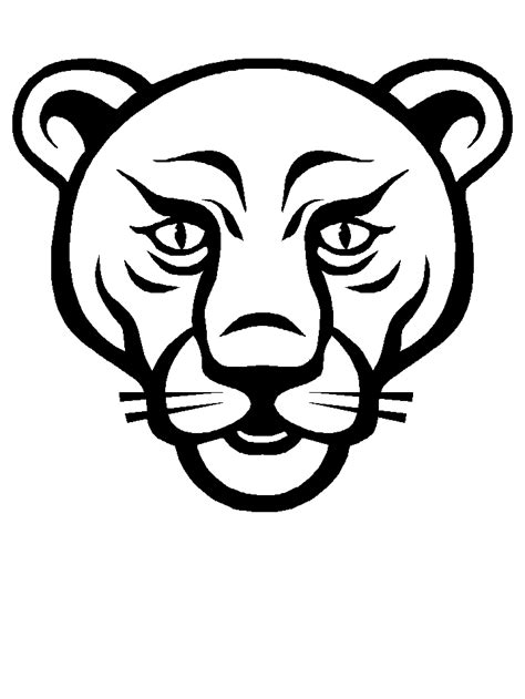 printable big cat coloring pages