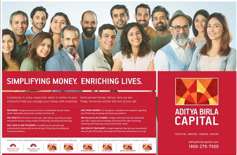 aditya birla capital simplifying money enriching lives ad advert gallery