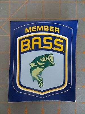bass logo member sticker      ebay