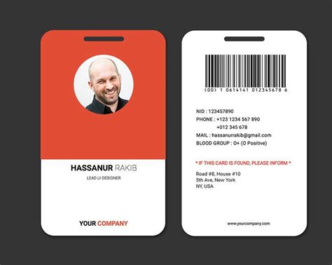 Design Your Own Id Card Card Mockup Behance Identity Appreciate Insurance