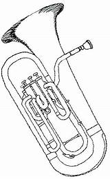Euphonium Drawing Paintingvalley sketch template