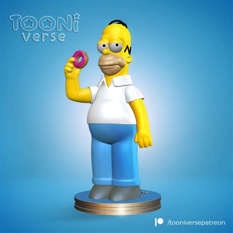 Stl File Homer The Simpsons・3d Print Model To Download・cults