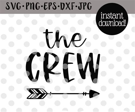 crew svgnew   crew svgfamily svgcousins etsy