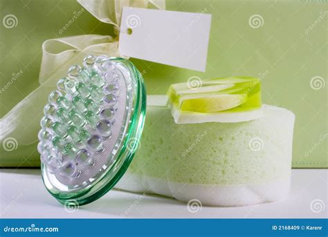 spa beauty gift set stock image image  bubbles object