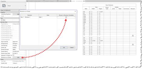 bim chapters managing revisions  revit schedules