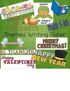 themed writing paper classroom activities social studies reading