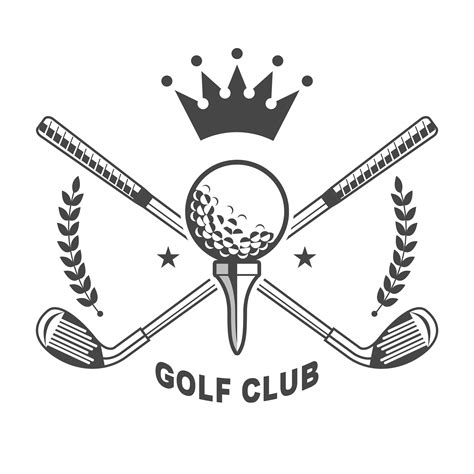 golf club logo design template graphicsfamily