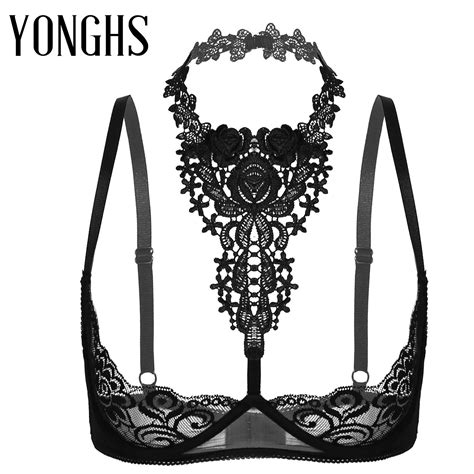 Ladies Sexy Hot Bra Erotic Lingerie Womens Floral Lace Underwired
