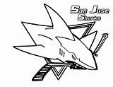 Hockey Nhl Coloriage Ausmalbilder Sharks Symbols Sheets Logos Yescoloring Equipe Ausmalbild Penguins sketch template