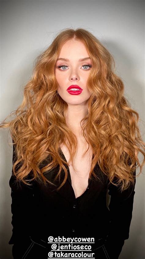 Abigail Cowen In 2023 Honey Hair Color Strawberry Blonde Hair Color