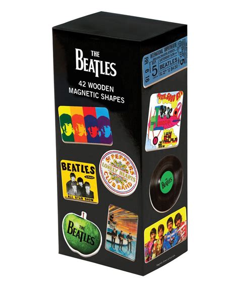 zulily  beatles wooden magnetic set