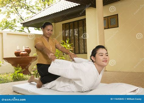 thai spa massage  stock image image  masseuse oriental