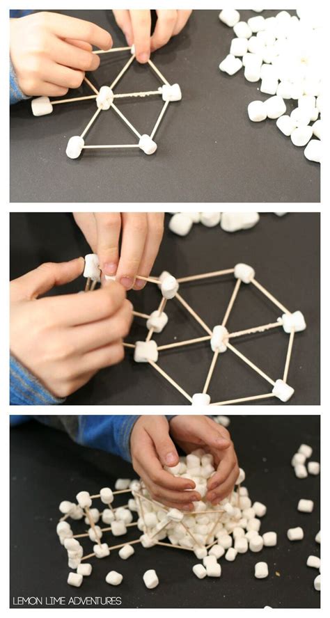 engineering  kids building igloos  marshmallows building