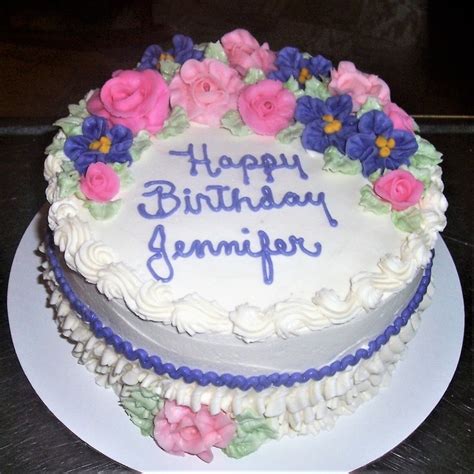 birthday jennifer cake decorating community cakes  bake