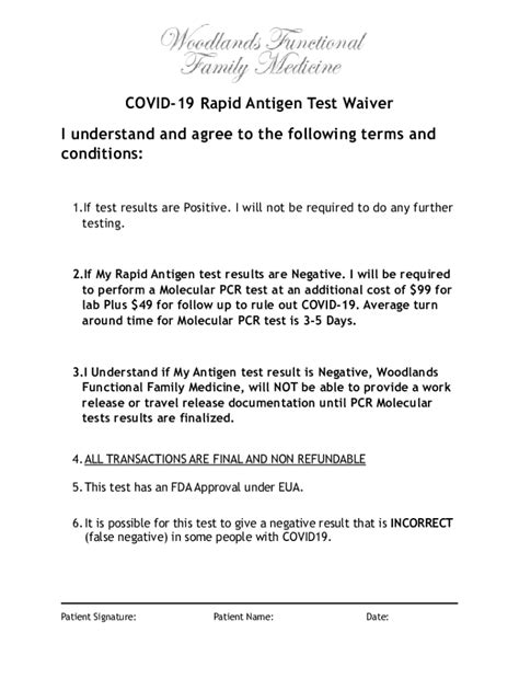 covid rapid test template complete  ease airslate signnow